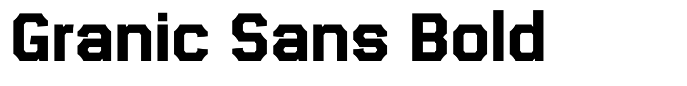 Granic Sans Bold
